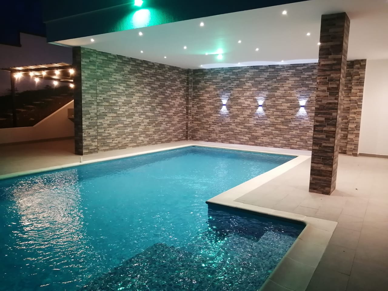 The View luxury villa living area in Envigado