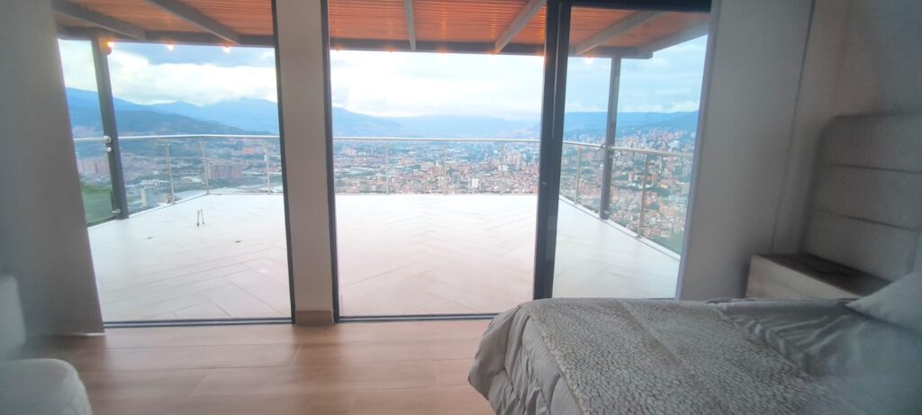 Private bedroom and city-view accommodation at The View Modern Mansion VIP Retreat